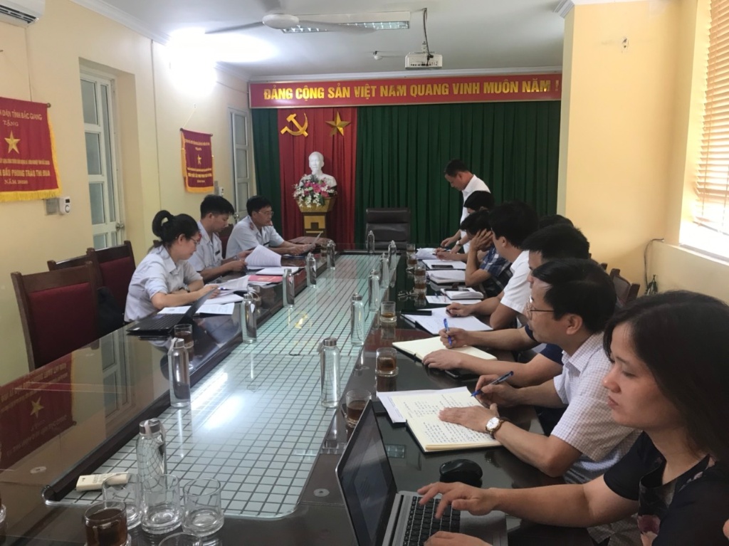 Thanh tra tỉnh Bắc Giang công bố Quyết định thanh tra tại Ban Quản lý đầu tư xây dựng công trình...