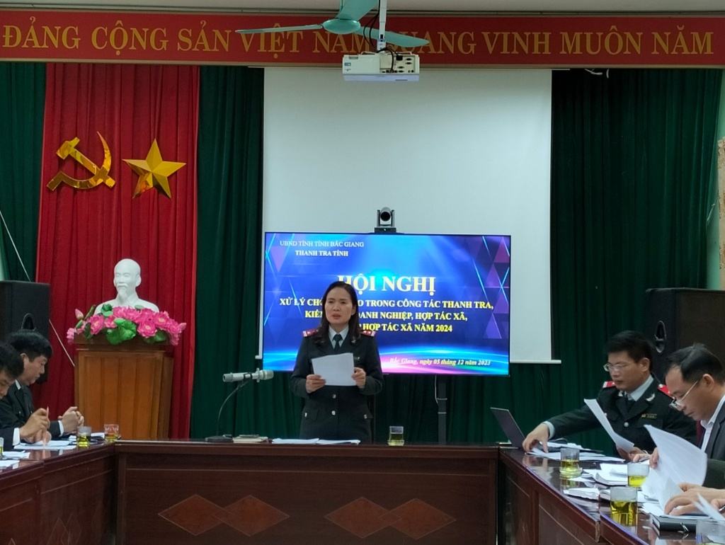 Thanh tra tỉnh Bắc Giang, tổ chức rà soát xử lý chồng chéo, trùng lặp trong kế hoạch thanh tra,...