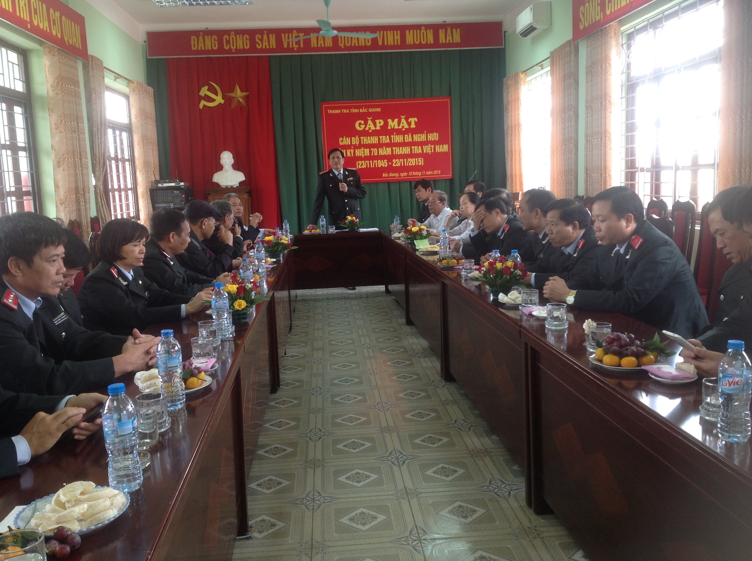 Thanh tra Bắc Giang gặp mặt cán bộ hưu trí nhân kỷ niệm 70 năm truyền thống Thanh tra Việt Nam  